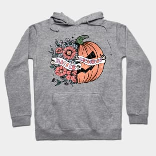 Hippie Halloween Boho Jack O Lantern Hoodie